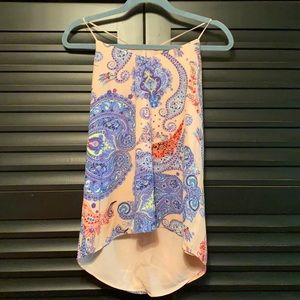 Express Pink Paisley Top